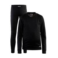 Комплект термобелья CRAFT BASELAYER JR. BLACK