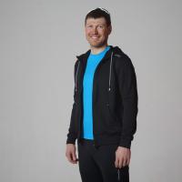 Толстовка Nordski Base Zip Hood Black/18