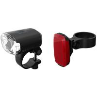 Фонари (комплект) BBB 2020 lightset Stud combo + BLS-147 rear Spot Black (б/р)