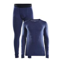 Комплект мужского термобелья CRAFT MERINO 180 синий