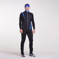 Жилет разминочный Nordski Jr.Active Black/Blue/18