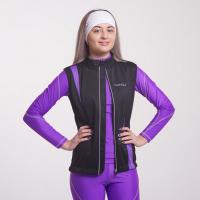 Жилет разминочный Nordski Jr.Active Black/Violet/18