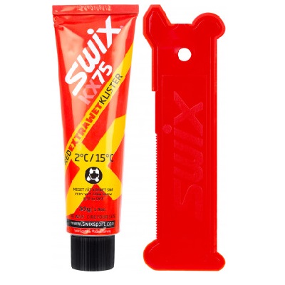 Мазь Swix Klister KX75 Red Extra Wet , 55 g