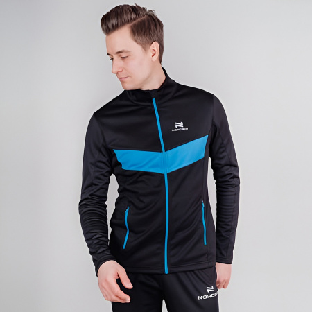 Разминочный костюм Nordski Base Black/Blue