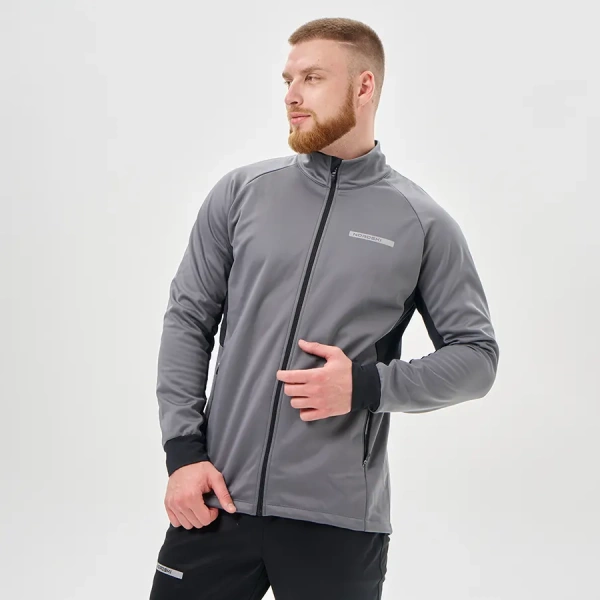 Тренировочная куртка Nordski Core Grey/Black