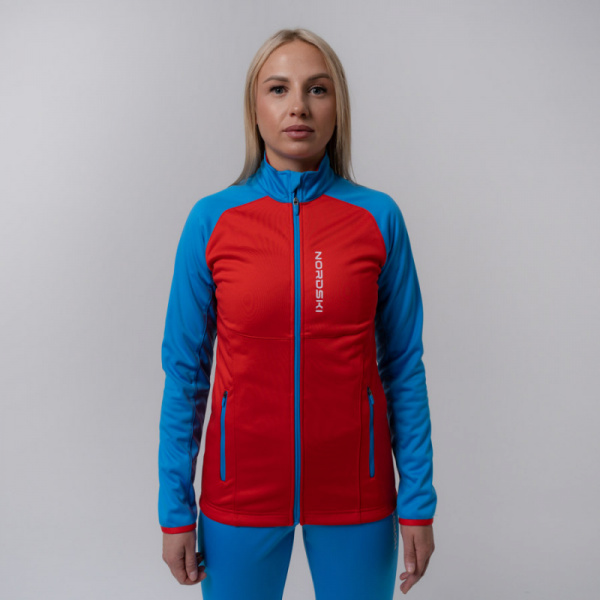 Разминочная куртка Nordski Premium Red/Blue W Q