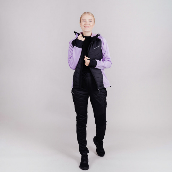 Тренировочный костюм Nordski Hybrid Hood Orchid/Black W