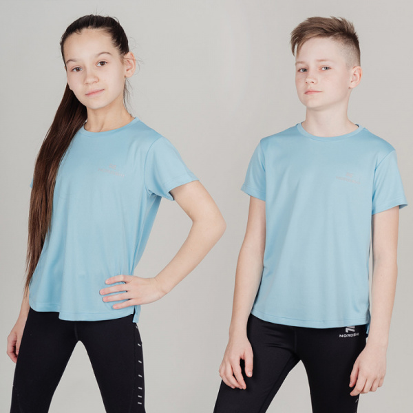 Футболка Nordski Jr. Run Blue Sky