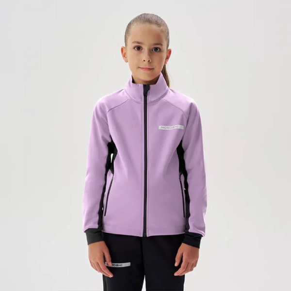 Тренировочная куртка Nordski Jr. Core Orchid/Black