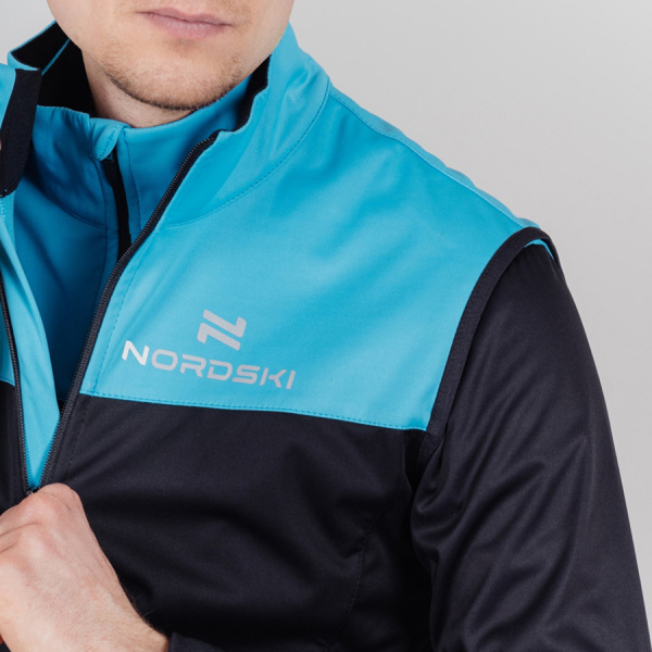 Жилет разминочный NORDSKI Pro breeze/black
