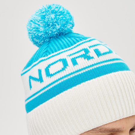 Шапка Nordski Blizzard Aquamarine/White