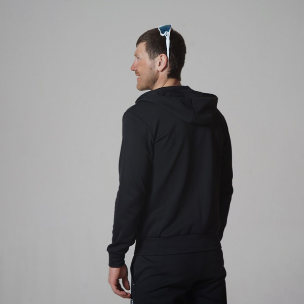 Толстовка Nordski Base Zip Hood Black/18