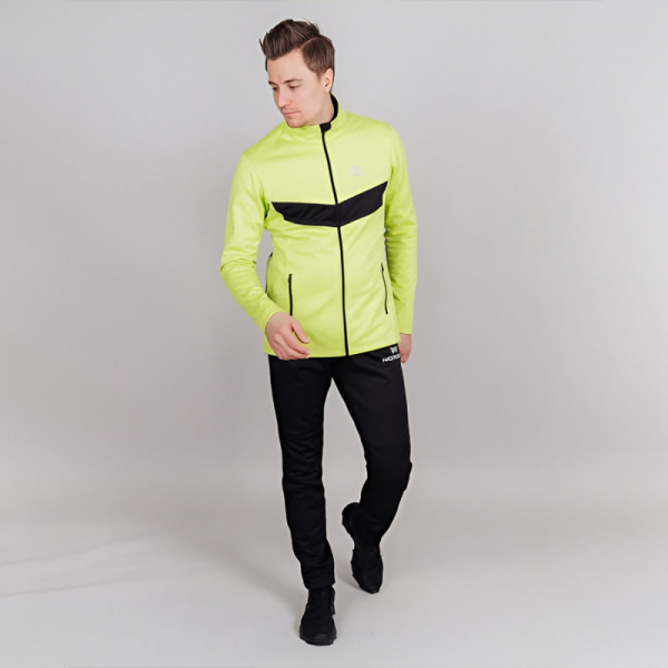 Разминочный костюм Nordski Base Lime/Black