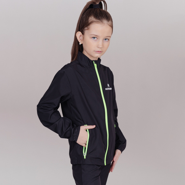 Ветровка Nordski Jr. Motion Black/Yellow Q