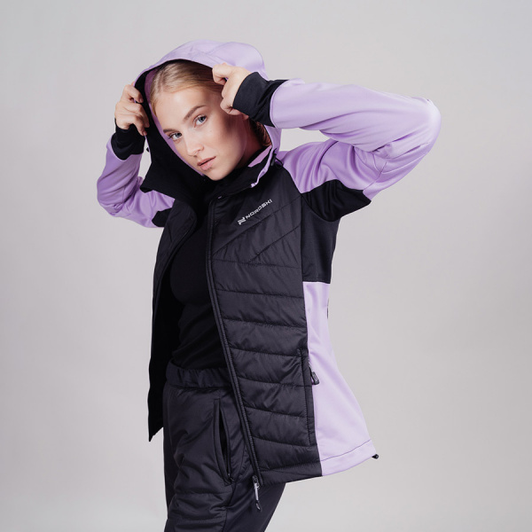 Тренировочный костюм Nordski Hybrid Hood Orchid/Black W