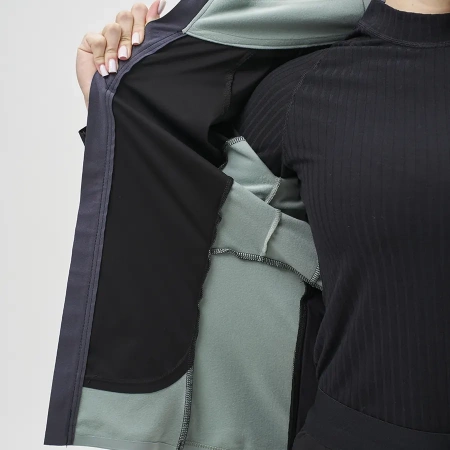 Тренировочная куртка Nordski Race Black/Ice Mint W