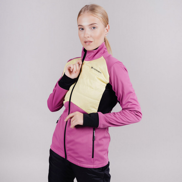 Куртка Nordski Hybrid Fuchsia/Yellow W