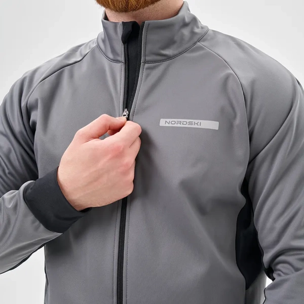 Тренировочная куртка Nordski Core Grey/Black