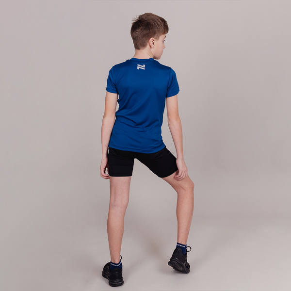 Шорты обтягивающие Nordski Premium Jr. Run Black/Blue