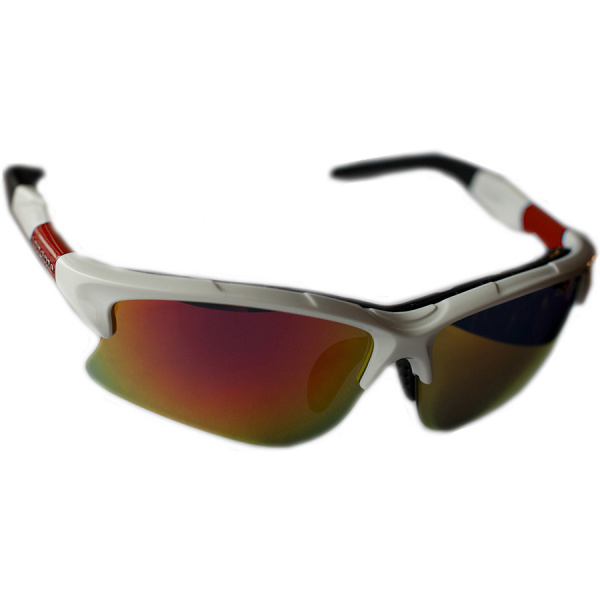 Очки NONAME WOLF RACING GLASES бел./красн. оправа