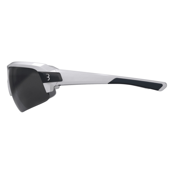 Очки солнцезащитные BBB 2020 Impulse Glossy White/Smoke MLC + Yellow + Clear (б/р)
