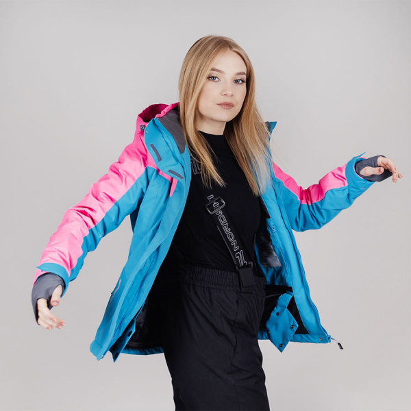 Горнолыжная куртка Nordski Extreme Blue/Pink W
