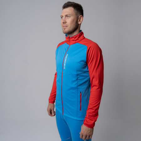 Разминочная куртка Nordski Premium blue/red