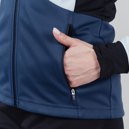 Тренировочная куртка Nordski Pro Pearl Blue/Blue W
