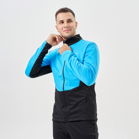 Тренировочная куртка Nordski Advance Light Blue/Black