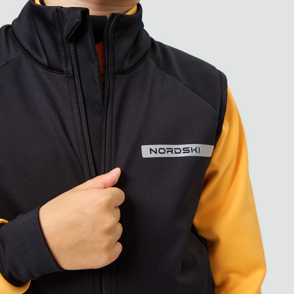 Жилет тренировочный Nordski Jr. Core Black