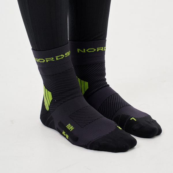 Носки Nordski Run All year Black/Lime