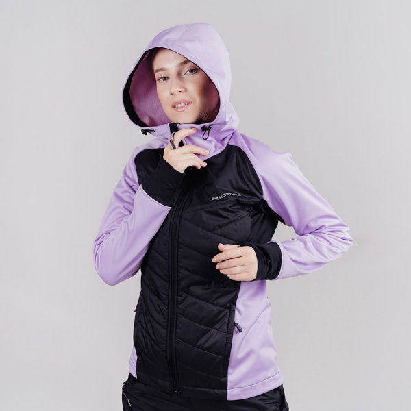 Тренировочный костюм Nordski Hybrid Hood Orchid/Black W