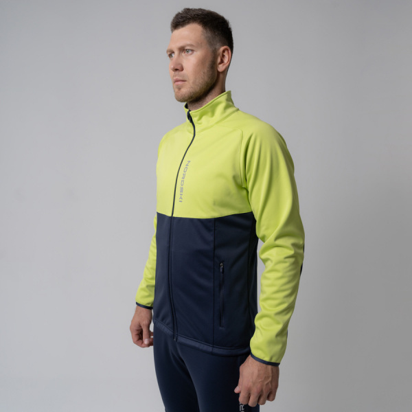 Разминочная куртка Nordski Premium Green/Blueberry