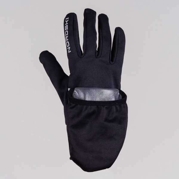 Варежки-перчатки Nordski Run Black 