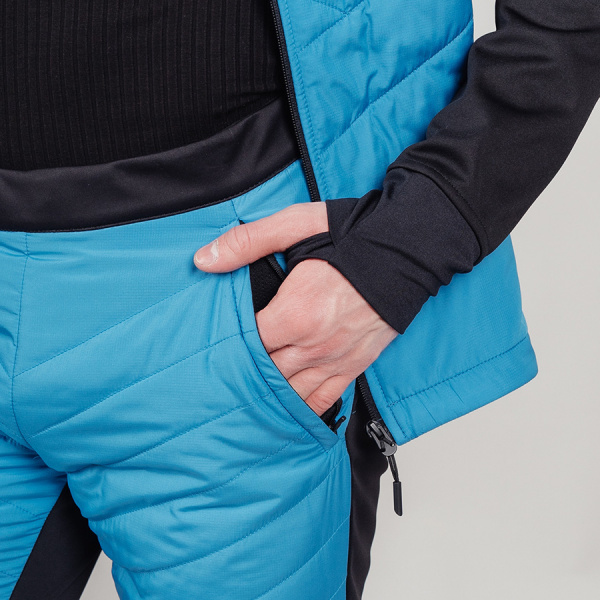 Брюки Nordski Hybrid Warm Light Blue/Black