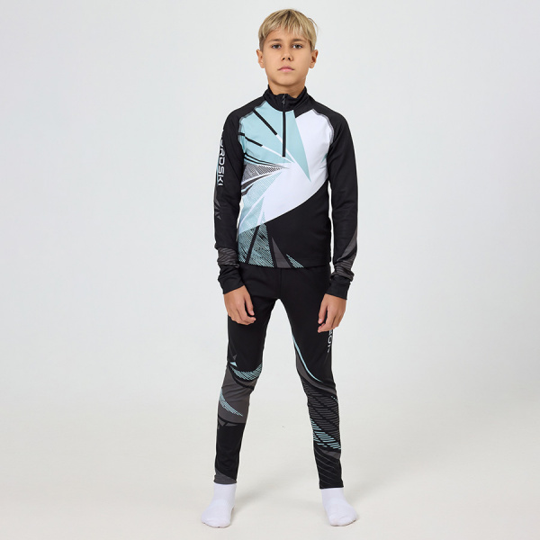 Гоночный костюм Nordski Jr. Heat Black/Ice Mint