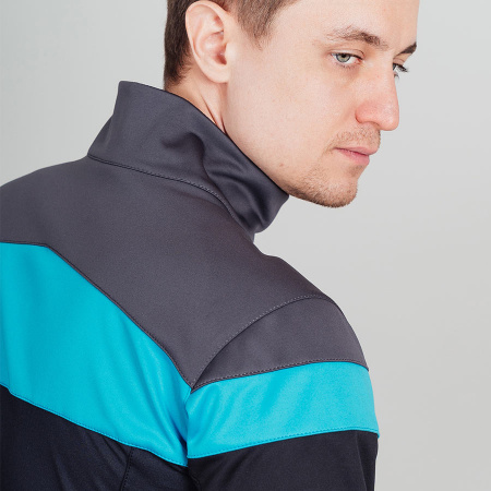 Разминочная куртка Nordski Drive Black/Blue