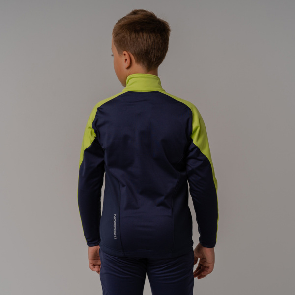 Разминочная куртка Nordski Jr.Premium Green/Blueberry