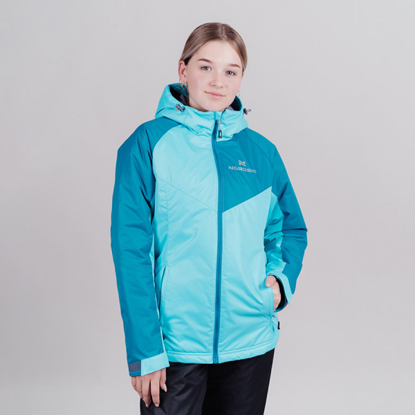Утепленный костюм Nordski Jr.Premium-Sport Aguamarine/Blue