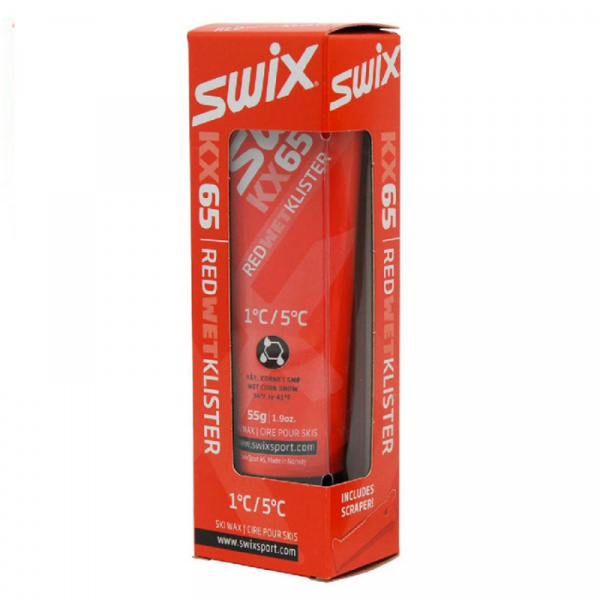 Мазь Swix Klister KX65 Red , 55 g