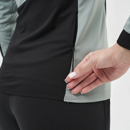 Тренировочная куртка Nordski Race Black/Ice Mint W