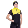 Жен.жилет FISCHER Softshell (черно-лим.) 