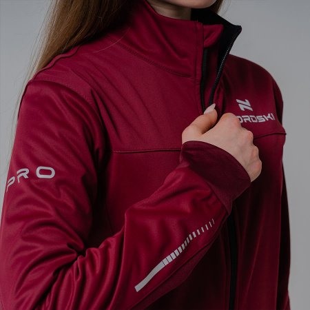 Разминочный костюм NORDSKI Jr. Pro wine