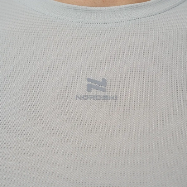 Футболка Nordski Run 2.0 Silver с длинным рукавом