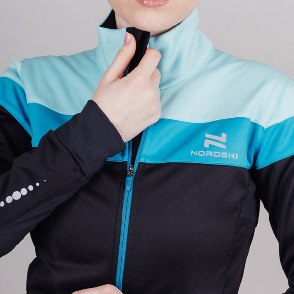 Разминочный костюм Nordski Drive Black/Mint W