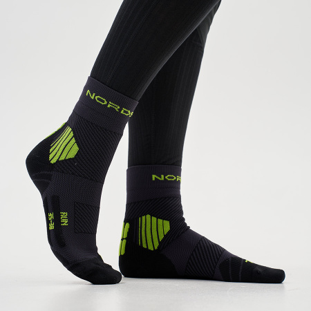 Носки Nordski Run All year Black/Lime