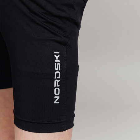 Шорты обтягивающие Nordski Premium Jr. Run Black