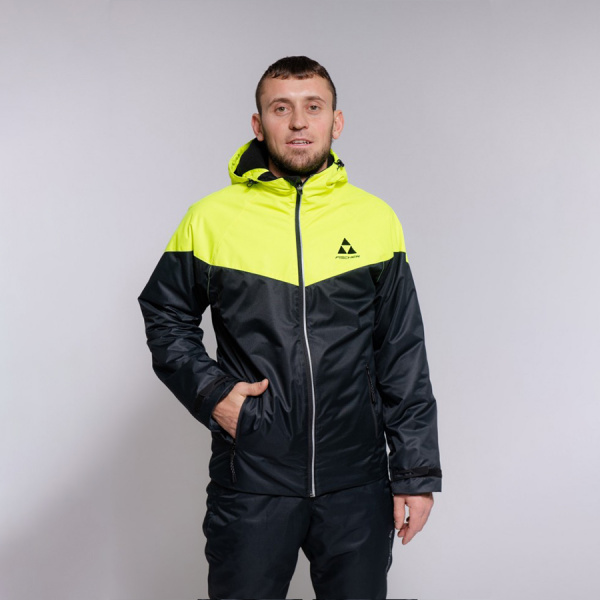 Муж. утепл. костюм Fischer (черн.)