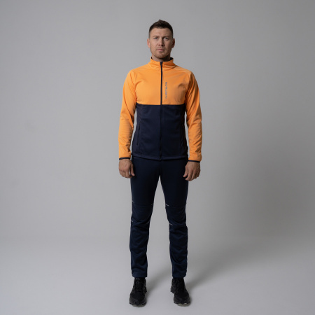 Разминочная куртка Nordski Premium Orange/Blueberry