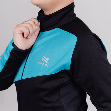 Разминочная куртка Nordski Jr.Premium Blue/Black